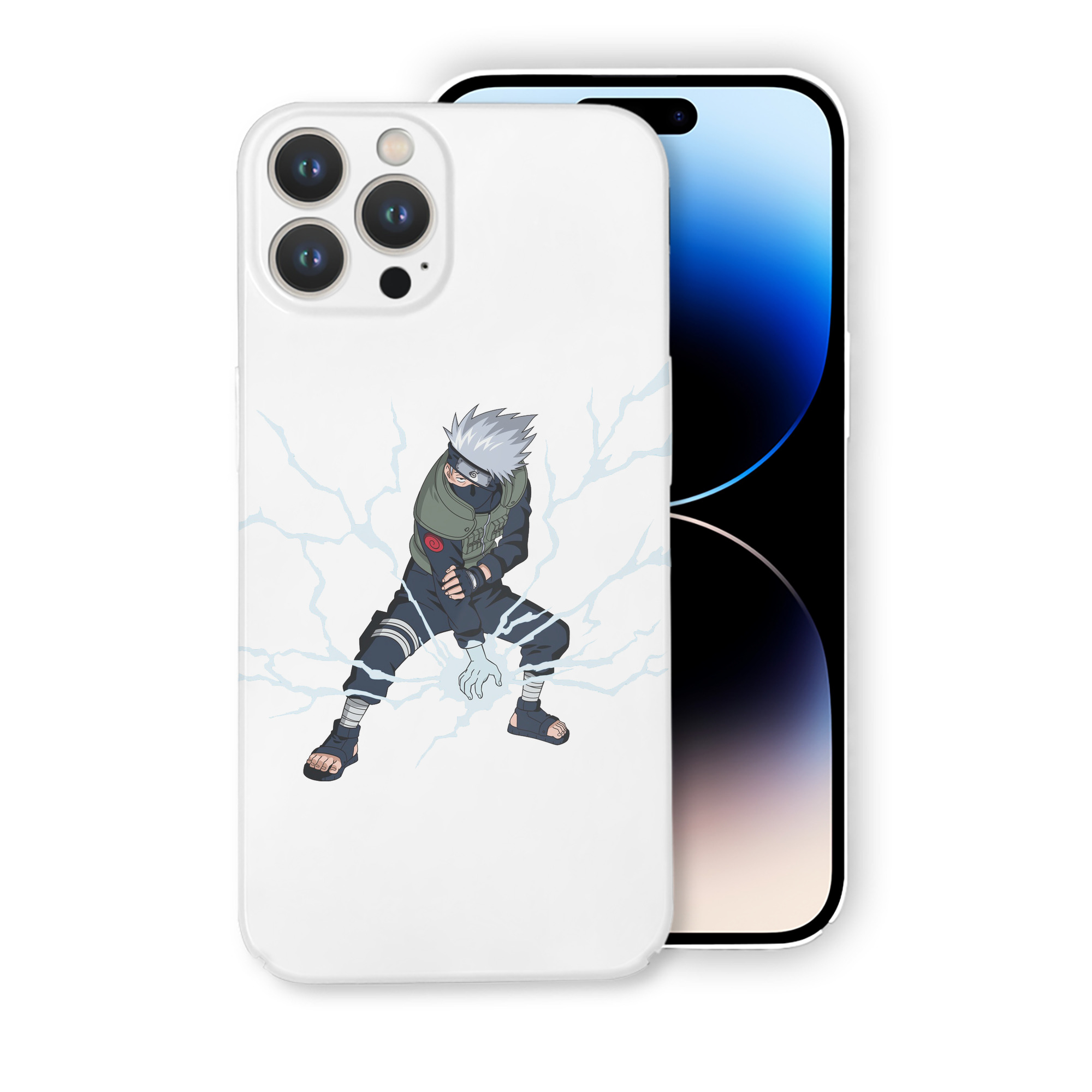 （画像用） NARUTO -ナルト- はたけ カカシ Hatake Kakashi 【iPhone 14シリーズ対応】ハードケース